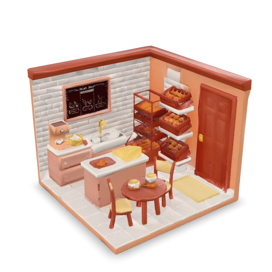 Bakery Shop 3D environment