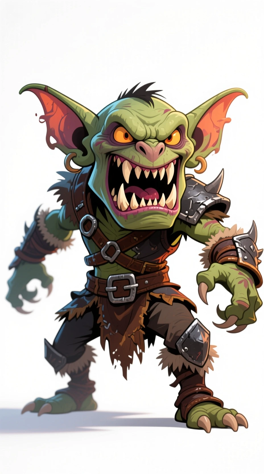 Qwen cartoon goblin character