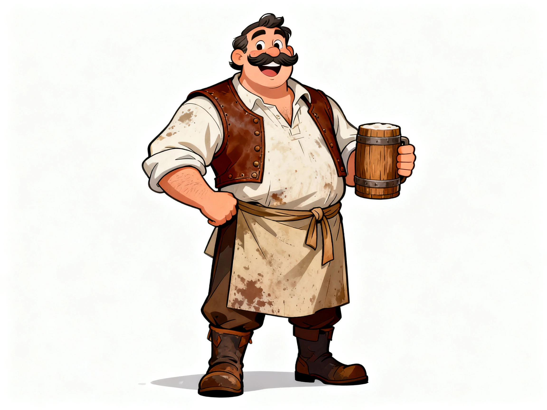 Seedream4 cartoon tavern keeper