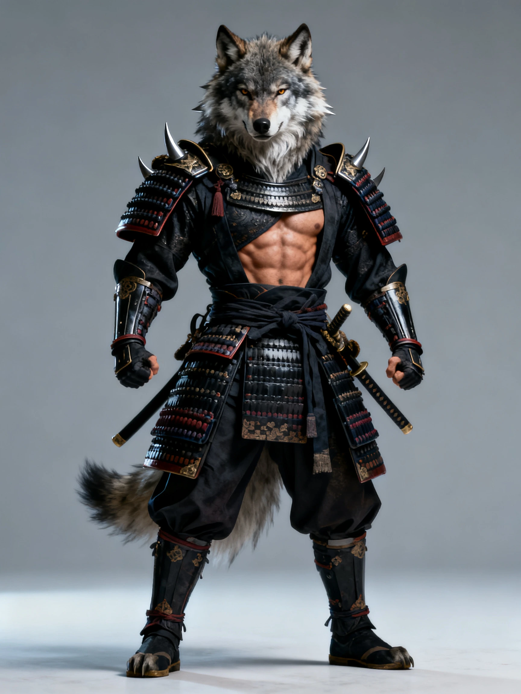 Seedream4 wolf samurai warrior