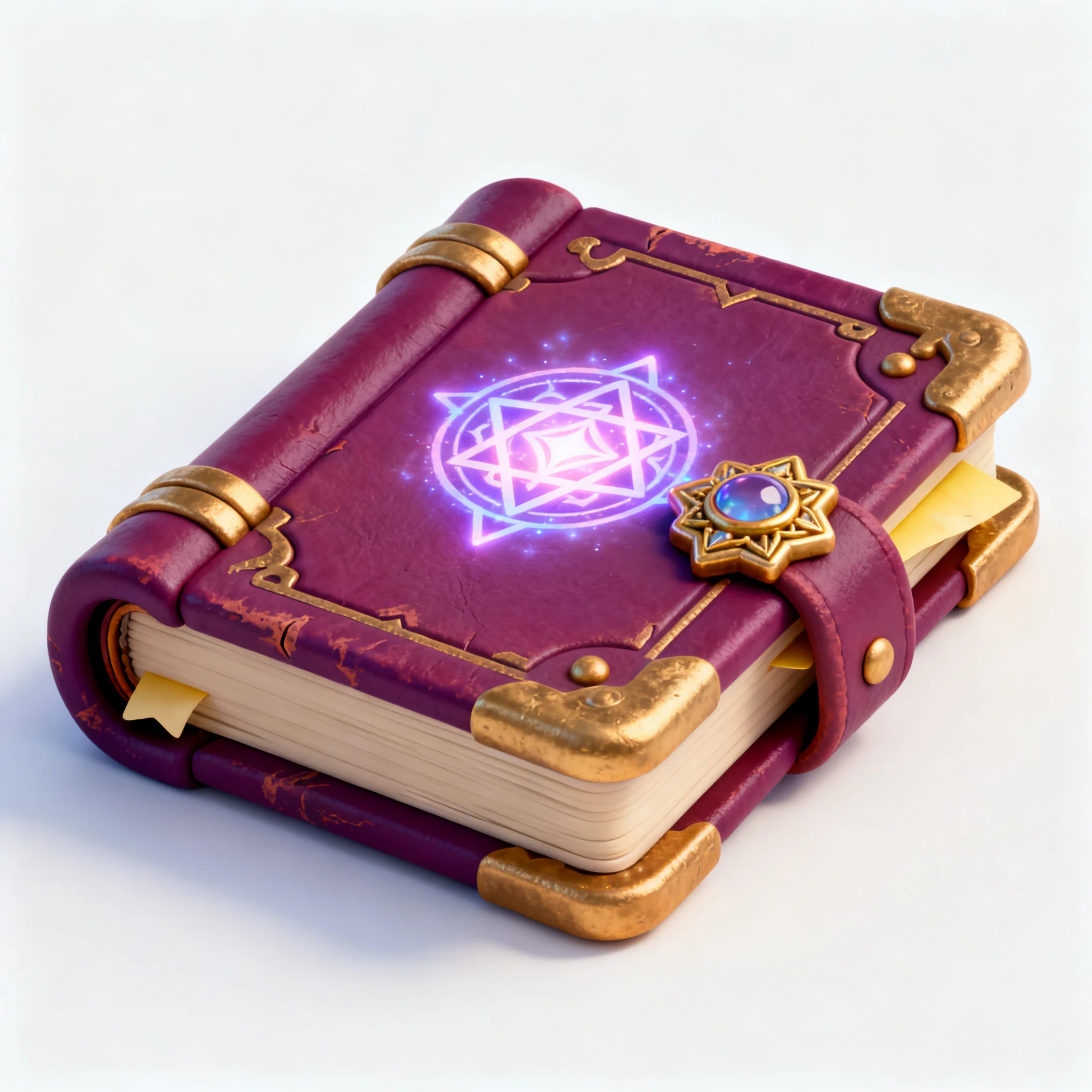 Chibi 3D book icon in the same chibi style