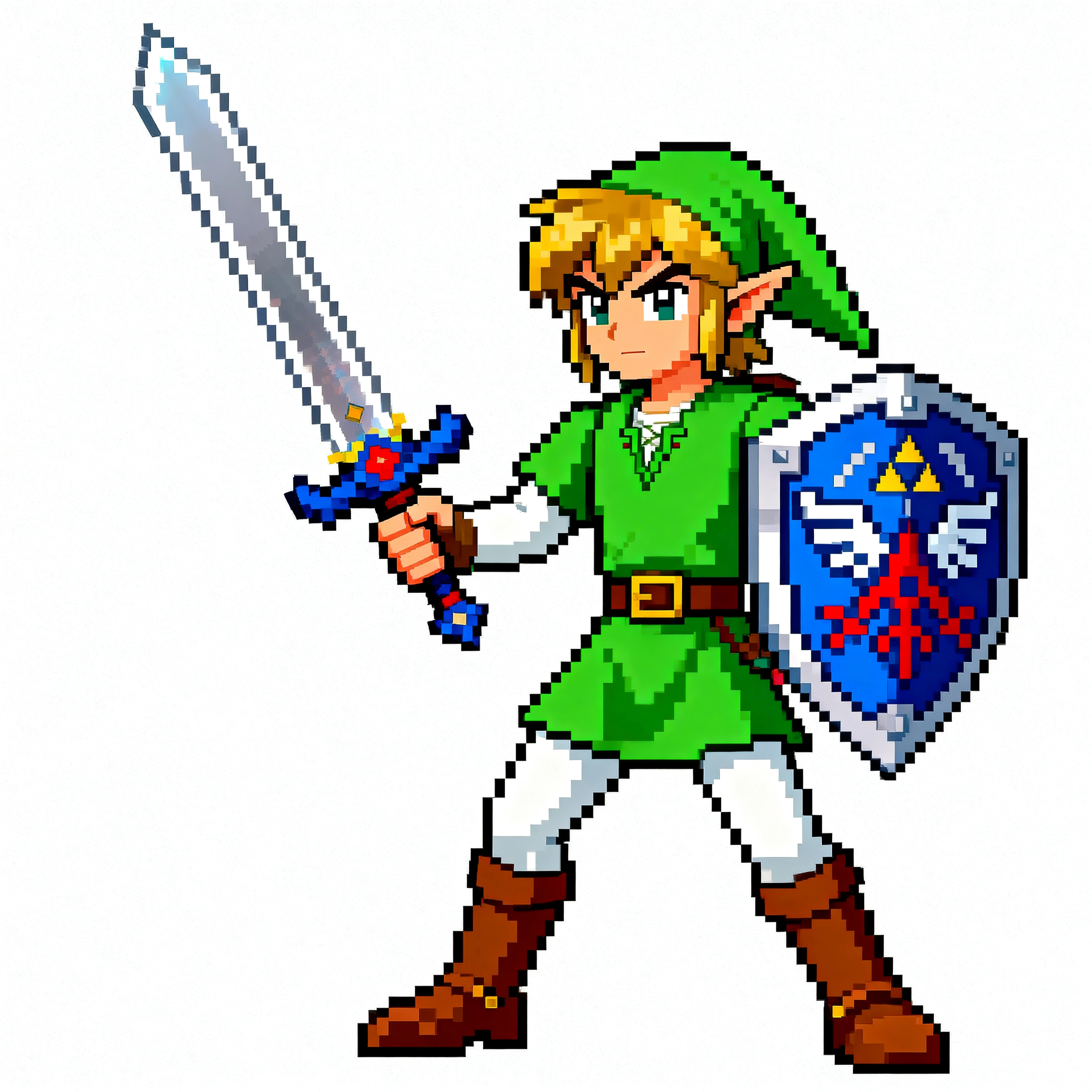 Pixel art sword hero