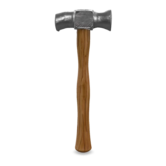 War Hammer 3D weapon model