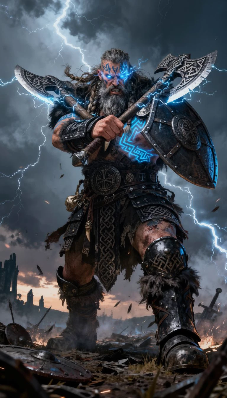 Berserker guard stance pose variation